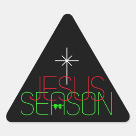 Adesivo Triangular Jesus Season