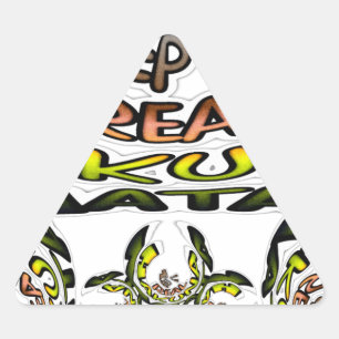 Adesivo Triangular Kaleidoscope Art Impressão/Graphic