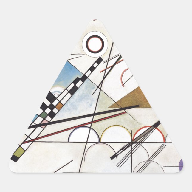 Adesivo Triangular Kandinsky 1923/Composição viii/pixdezines (Frente)