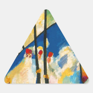 Adesivo Triangular Kandinsky Composição IV