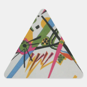 Adesivo Triangular Kandinsky Pequenos Mundos Kleine Wells I