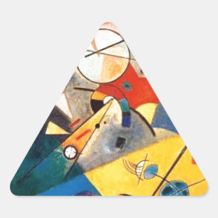 Adesivo Triangular Kandinsky Quiet Harmony Abstrato Art