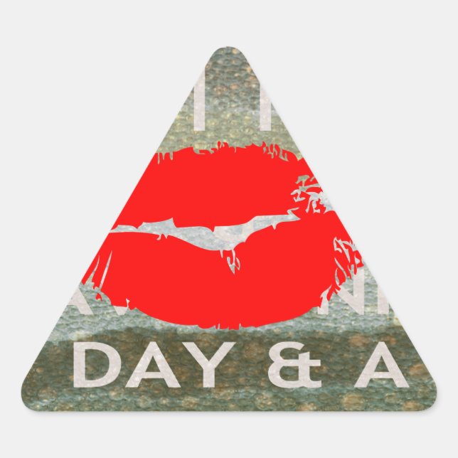 Adesivo Triangular Lábios Frescos, Elevação De Víblias: 'Mantenha-O F (Frente)