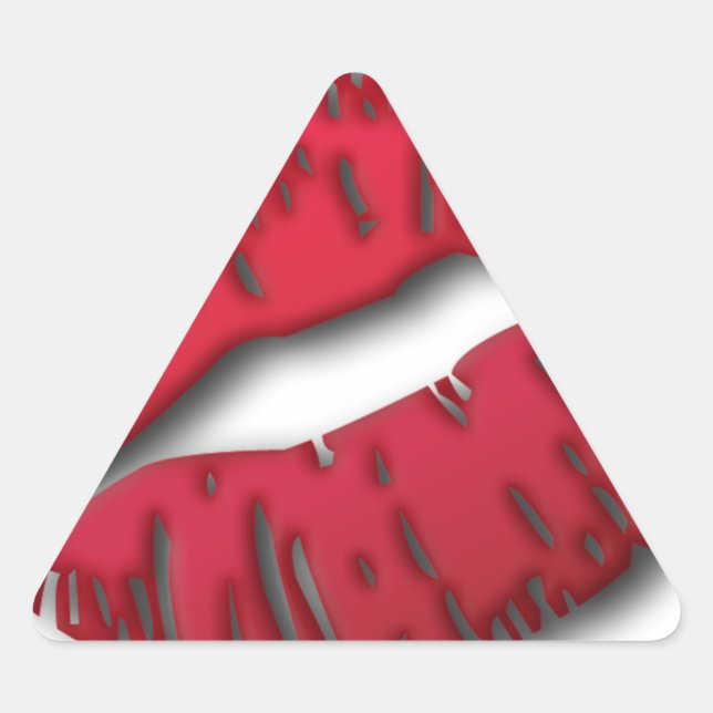 Adesivo Triangular Lábios Lushious (Frente)