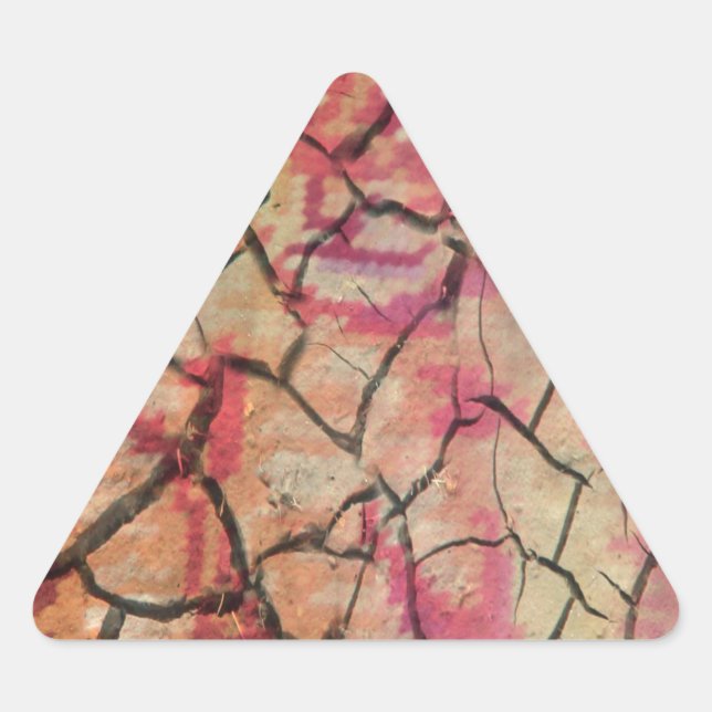 Adesivo Triangular Leão Elegante Terra: Hakuna Matata Texturizada Des (Frente)