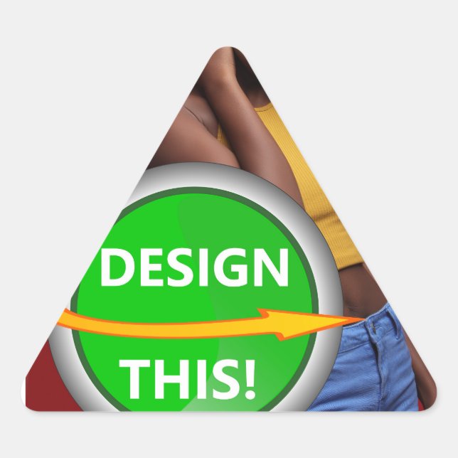 Adesivo Triangular LEGAL! Autocolantes - Autocolantes de triângulo -  (Frente)