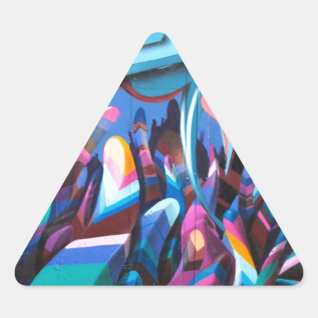 Adesivo Triangular Legal Grafite Wall (Frente)