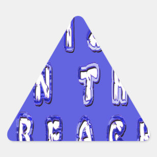 Adesivo Triangular Levantada na praia: Memórias da Vida de Serene Bea