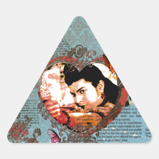 Adesivo Triangular Lorde Rama Bollywood Deus Aum Ornament floral