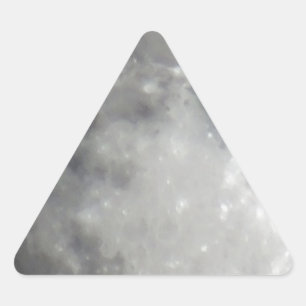 Adesivo Triangular Lua cinza no céu negro