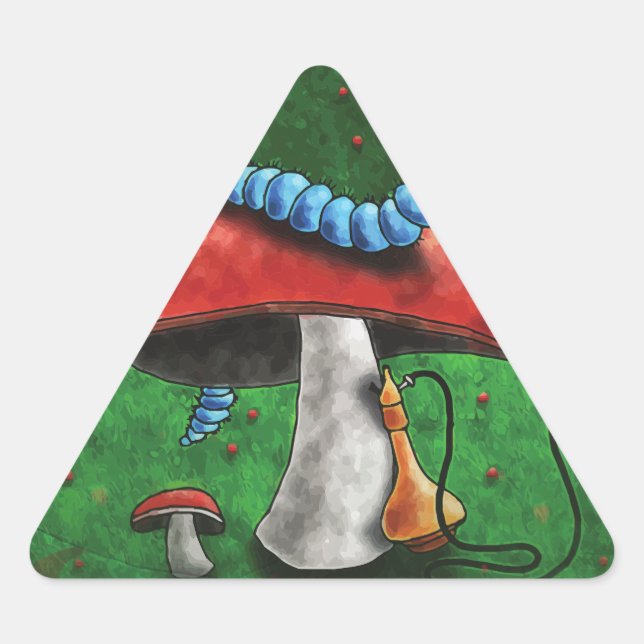 Adesivo Triangular Magic Mushroom (Frente)