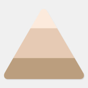 Adesivo Triangular Mão Marrom Stripe