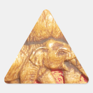 Adesivo Triangular Mara Elephants africana ameaçada