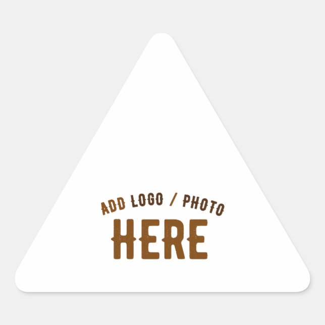 ADESIVO TRIANGULAR MARCA VERIFICADA BRANCA PERSONALIZÁVEL MODERNA (Frente)