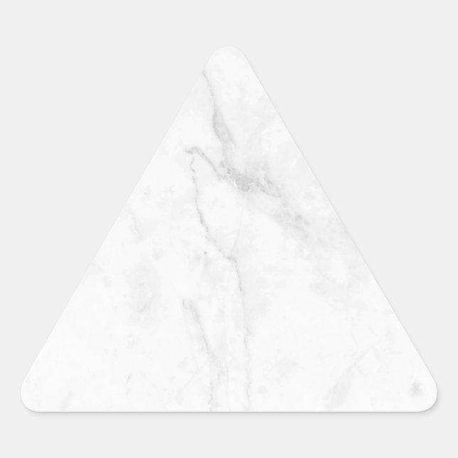 Adesivo Triangular Mármore Branco (Frente)