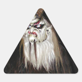 Adesivo Triangular Máscara do Diabo Japonês