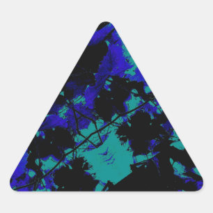 Adesivo Triangular Matéria Aquática