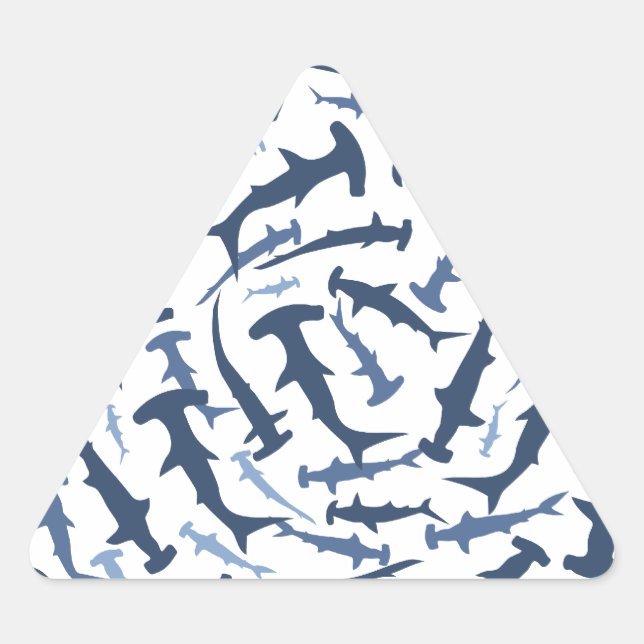 Adesivo Triangular mergulho de martelo-martelo-martelo-martelo (Frente)