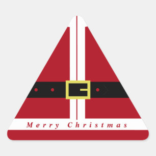 Adesivo Triangular Merry Christmas Sticker