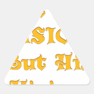 Adesivo Triangular Não é a minha visão, mas a sua visão