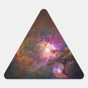 Adesivo Triangular Nebulosa de Orion (telescópio de Hubble)