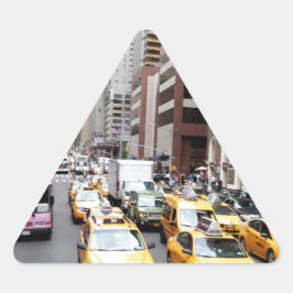 Adesivo Triangular Nova Iorque Taxis