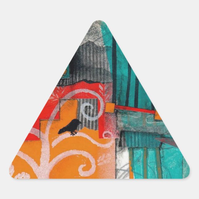 Adesivo Triangular O Amor (Frente)