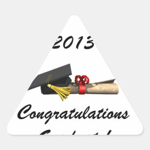 ADESIVO TRIANGULAR O FORMANDO -