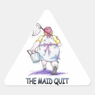 Adesivo Triangular O Maid Sair