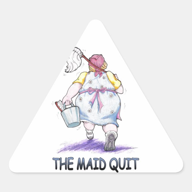 Adesivo Triangular O Maid Sair (Frente)