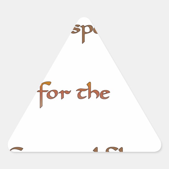 Adesivo Triangular O Poder Dentro: Energia Importa (Frente)