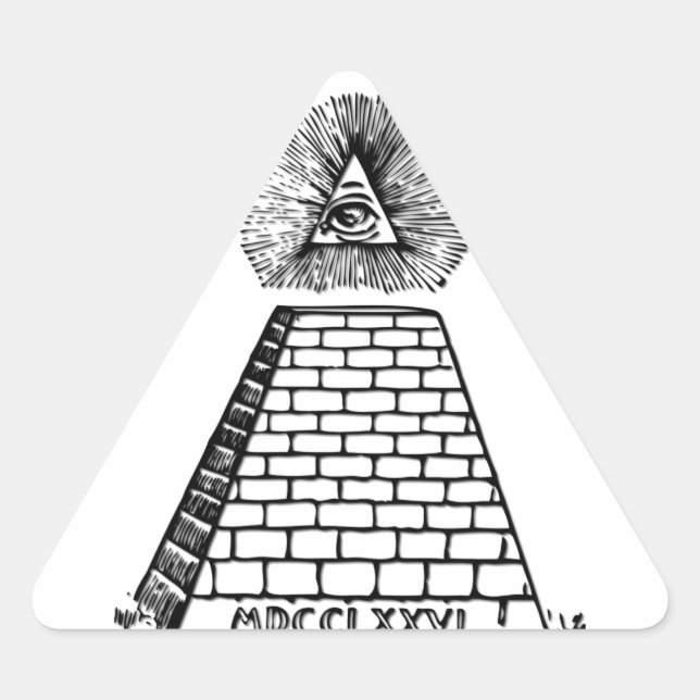 Adesivo Triangular O selo do Excelente dos Estados Unidos (Frente)