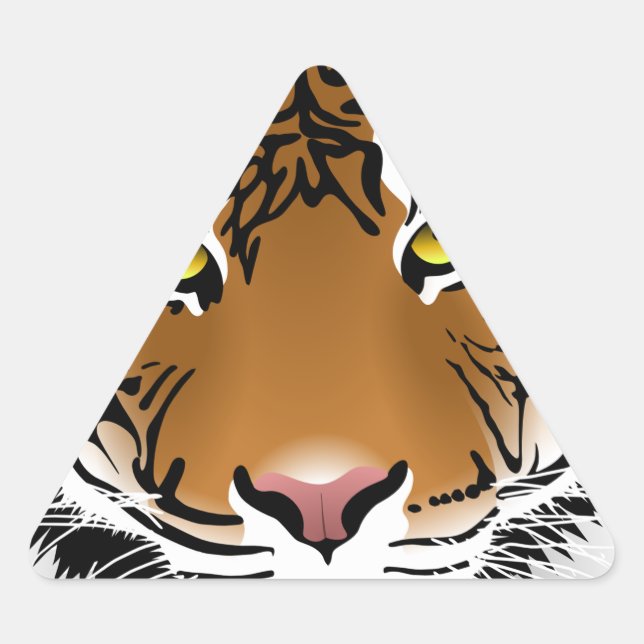 Adesivo Triangular Olhos de Tigre (Frente)