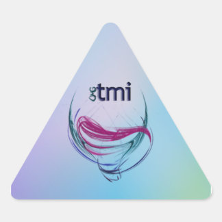 Adesivo Triangular OMG! Tmi!