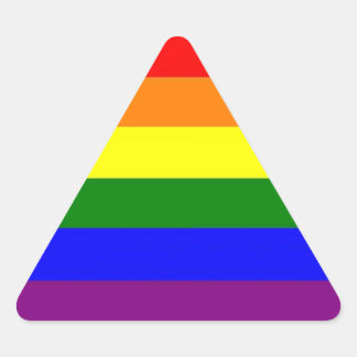 Adesivo Triangular Orgulho LGBT