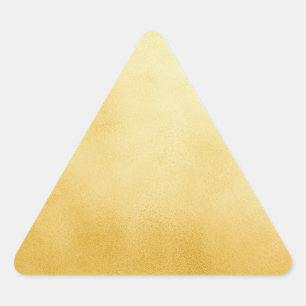 Adesivo Triangular Ouro Foil Faux Dourado