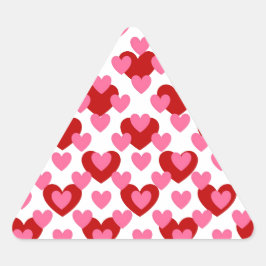 Adesivo Triangular Padrão cardíaco