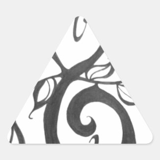 Adesivo Triangular padrão de arte criativa