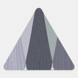 Adesivo Triangular Padrão de Geometria Tribal