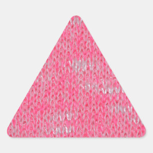 Adesivo Triangular Padrão de Queima Rosa Paz Amor Destino Arte