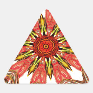 Adesivo Triangular Padrão tradicional asiático africano