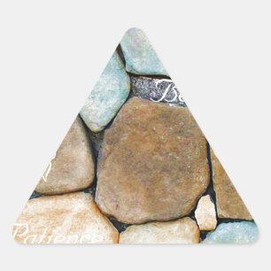 Adesivo Triangular Palavras de incentivo, palavras de Hope_