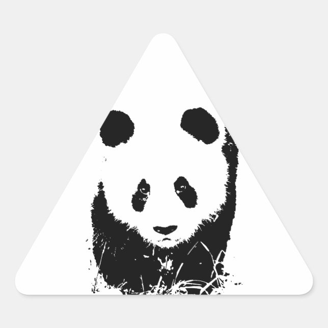 Adesivo Triangular Panda (Frente)