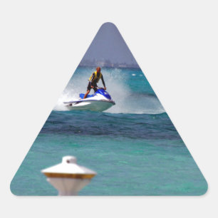 Adesivo Triangular Paraíso de Jet Ski