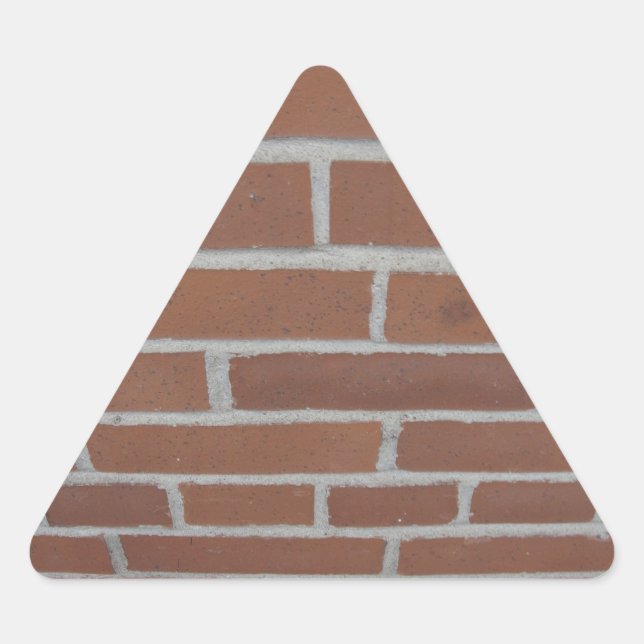 Adesivo Triangular Parede de Tijolos (Frente)