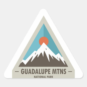 Adesivo Triangular Parque Nacional das Montanhas Guadalupe