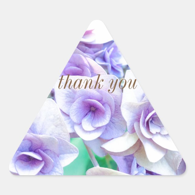 Adesivo Triangular pastel hydrangea (Frente)