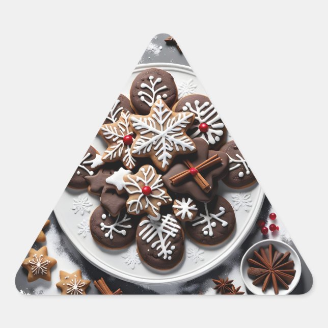 Adesivo Triangular Pegatina navidad 1 - 001 (Frente)