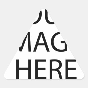 Adesivo Triangular Personalizada Personalizada Sua Própria Foto