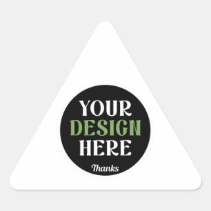 Adesivo Triangular personalizado, único, elegante e minimalista hersh